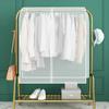 1pc Transparent Plane Water Repellent Clothing Moisture-proof Dust Cover Hanging Bag Hanging Non-woven Storage Dust Bag