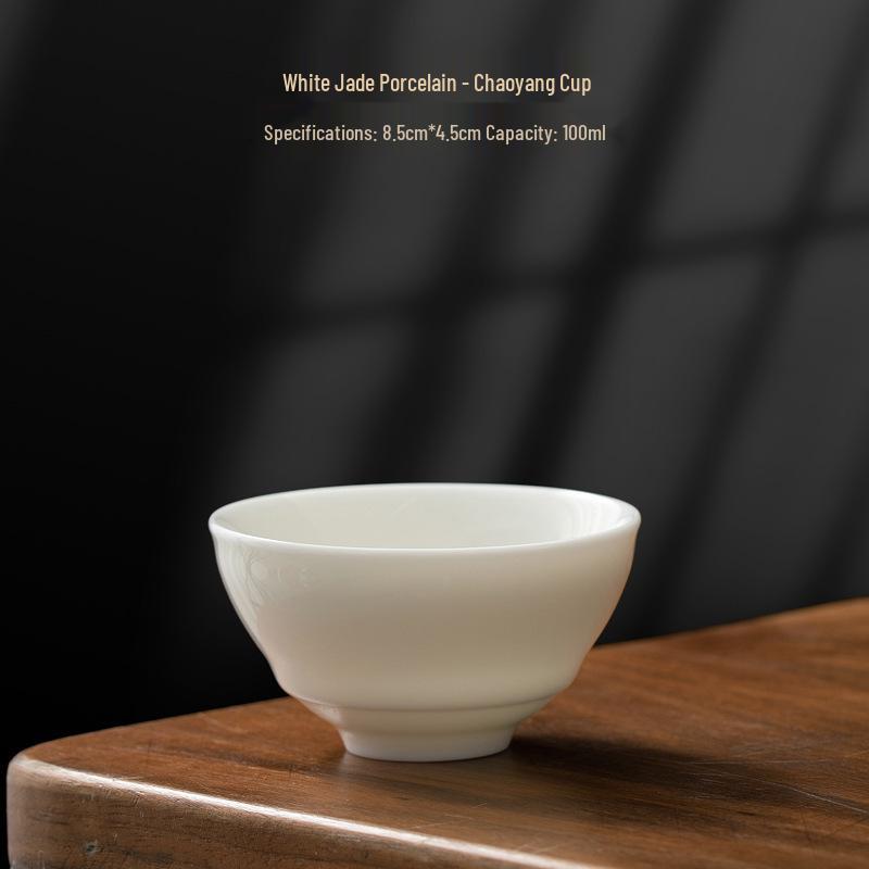 Dehua White Jade Porcelain High-End Personal Teacup