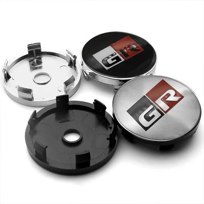 4Pcs 56mm 60mm GR Sport Logo Badge Car Wheel Center Cap Hub Covers Stickers For Toyota Fortuner Verso Prius Hiace Yaris Corolla