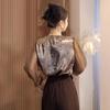Blusa Elegante e Sofisticada de Manga Comprida com Gola Redonda para Mulheres - Primavera/Outono