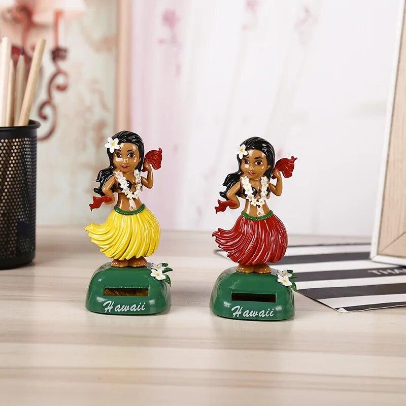 

2Pcs Car Dancing Girl Fashion Solar Power Swinging Animated Bobble Dancer Toy Decor для автомобіля Дитячі іграшки Подарунок для приладової панелі автомобіля 2pcs