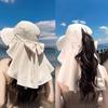 Outdoor Sun Protection Bucket Hat With Large Brim For Women Summer Casual Stylish