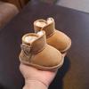 Schneestiefel für Kleinkinder: Warm, Verdickt, Rutschfest, Mit Plüsch, für Jungen & Mädchen von 0-13 Monaten (Herbst Winter)