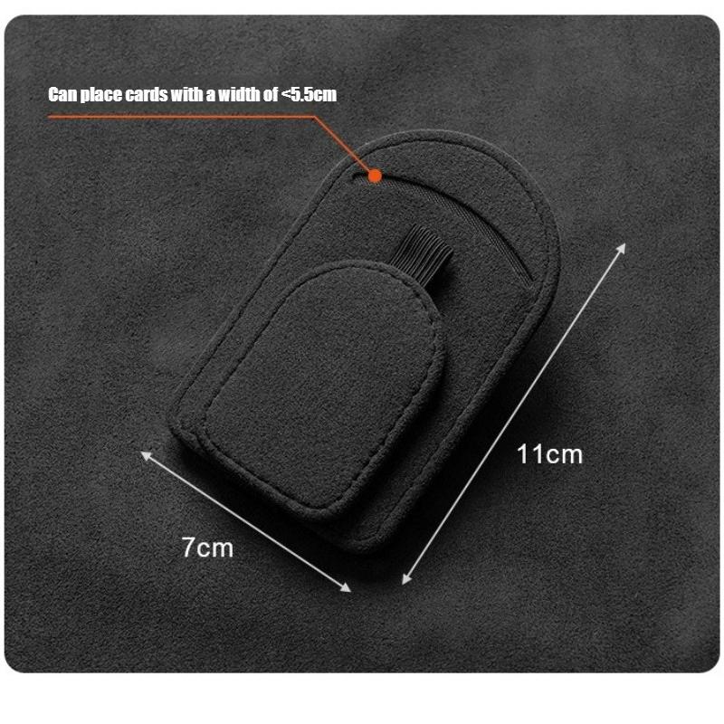 2025 Hot Car Glasses Clip Sun Visor Sunglasses Card Holder Accessory For Quattro Sline A3 A4 A6 A5 Q5 A1 Q7 Q3 Q2 Q8 A7 A8