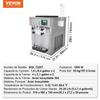 Commercial Soft Serve Ice Cream Machine 20L/H Yield 3 Flavor Countertop