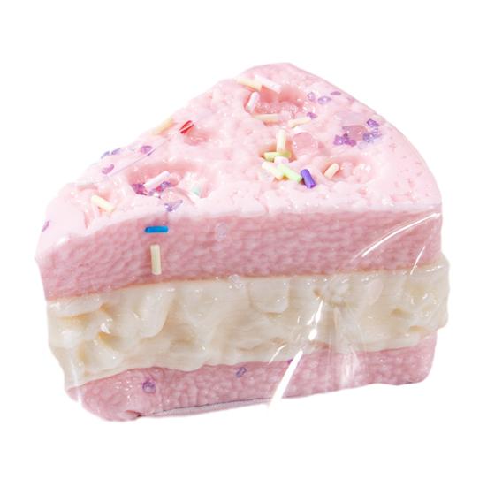 Simulated Food Squeeze Toy Anxiety Relief Stretchy Rice Cake Triangle Cheese Stress Toy Portable Fake Food Decompression