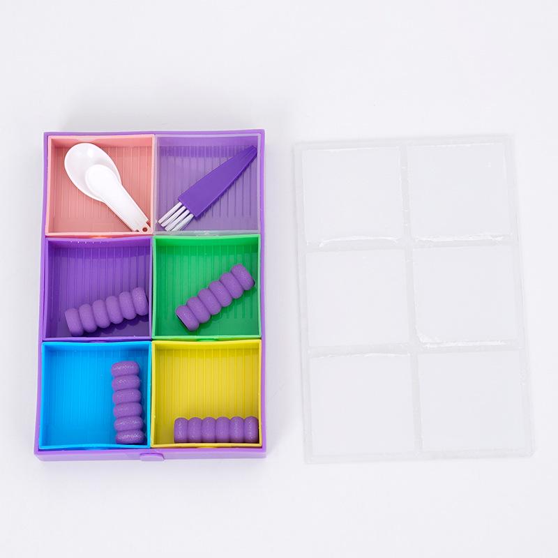 DIY Diamond Painting Tool Set with Drill Pen, Tray, Adhesive Mud, and Correction Pen