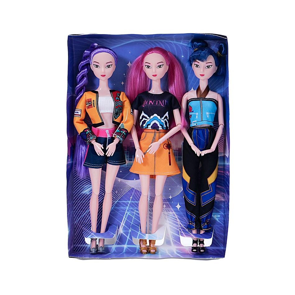 Doll Toys Kpop Demon Hunters Action Figure Toy Rumi Mira Zoey Beautiful Princess Baby Girl Dolls Plastic DIY Toy for Girls