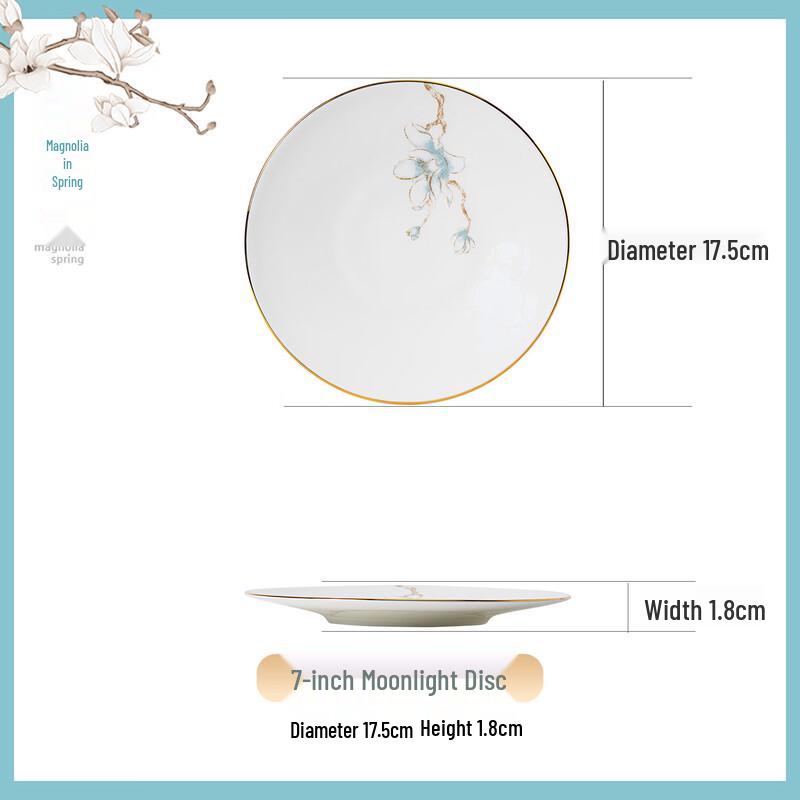 7-inch Moonlight Cartoon Enamel Soup Bowl