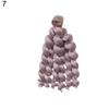 Fashion Mini Ringlet Curly 20cm Hair Tresses Doll Wig Kids Toy