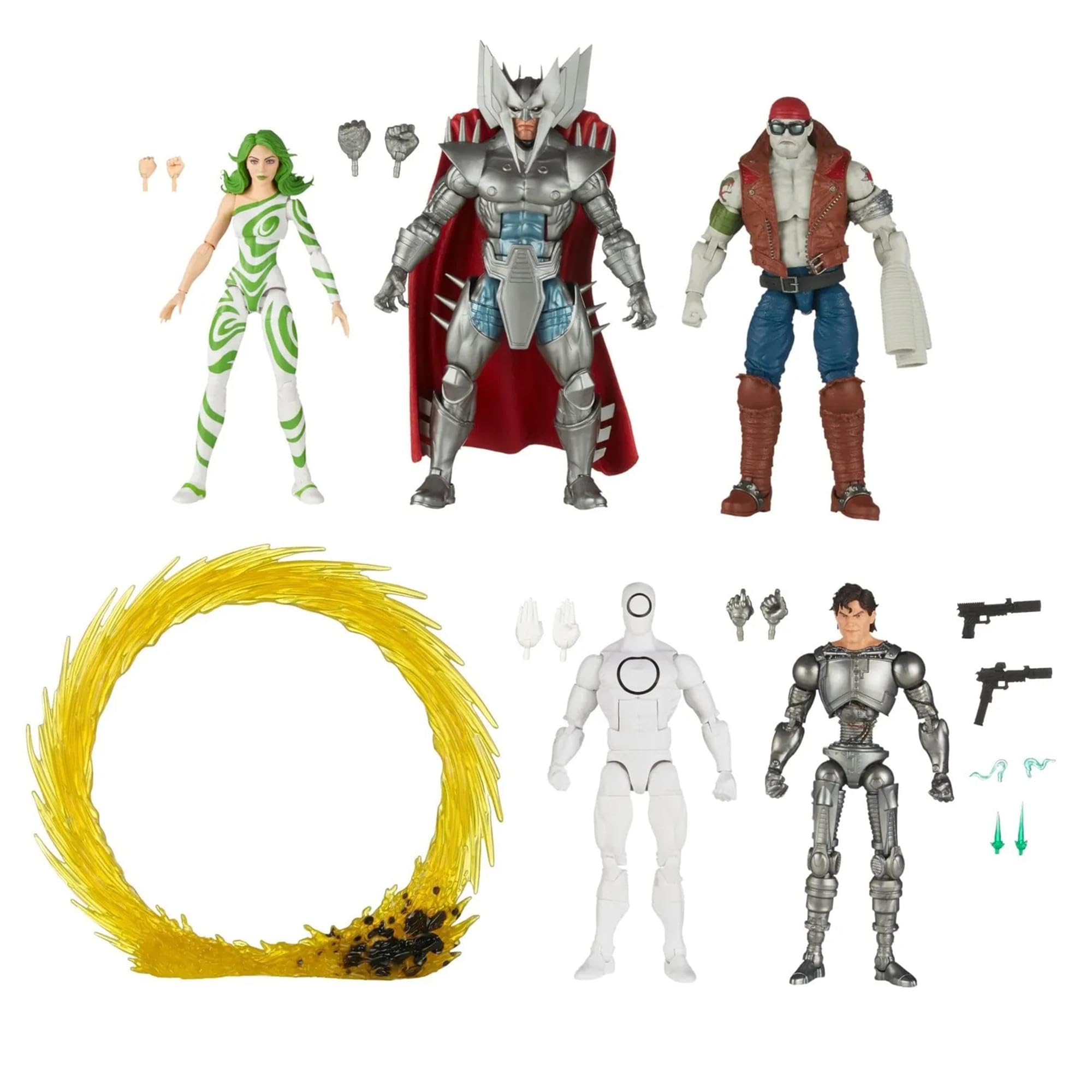 Marvel Hasbro Legends Series: X-Men Villains 60th Anniversary Action Figure Set, 6-Inch Action Figures, Multicolor