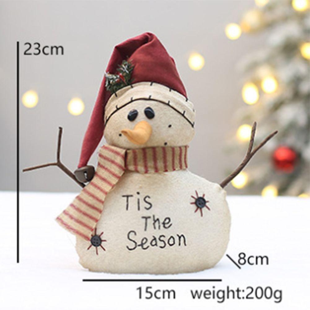 

Яркие цвета Рождественское украшение Снеговик Праздничное украшение B
