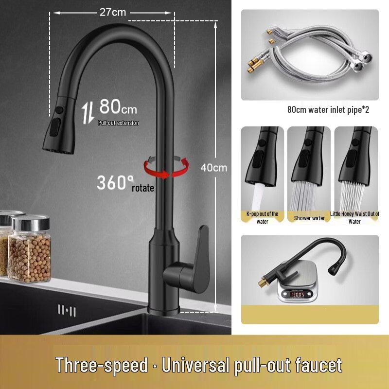 TLXT Pull-Out Kitchen Faucet