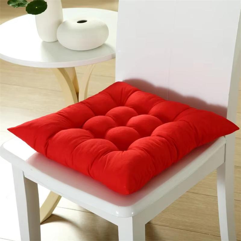 Plush Anti Slip Office Chair Cushion Home Computer Chair Cushion Living Room Dining Table Chair Cushion Machine Washable 40CM
