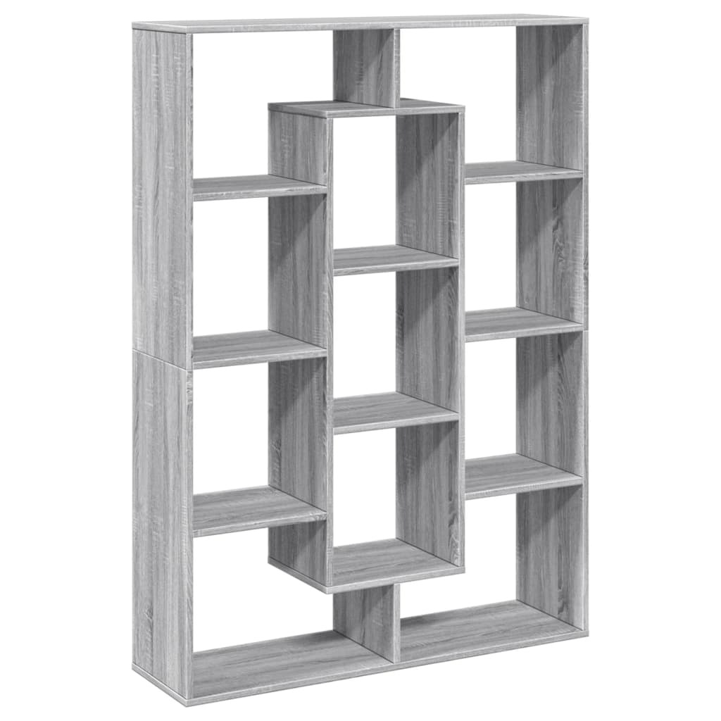 Bookshelf Gray Sonoma 102 x 29 x 143 cm Particleboard