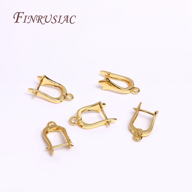 DIY Earrings Clasps Hooks For Women Jewelry Making Supplies Lever Back Open Loop Fasteners Ear Hooks Earrings Findings
