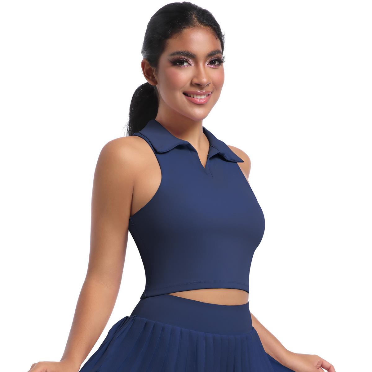 Повседневный жилет с лацканами для бега — фото 12