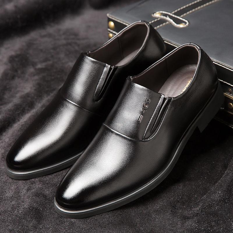 

Spring and summer new pointed leather shoes men s young men s shoes men s shoes lace-up casual shoes 44