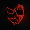 Glow Party Cosplay Mask Neon Mask Led Mask Masque Masquerade Party Masks Led Light Up Props Glow In The Dark Costume Supplies