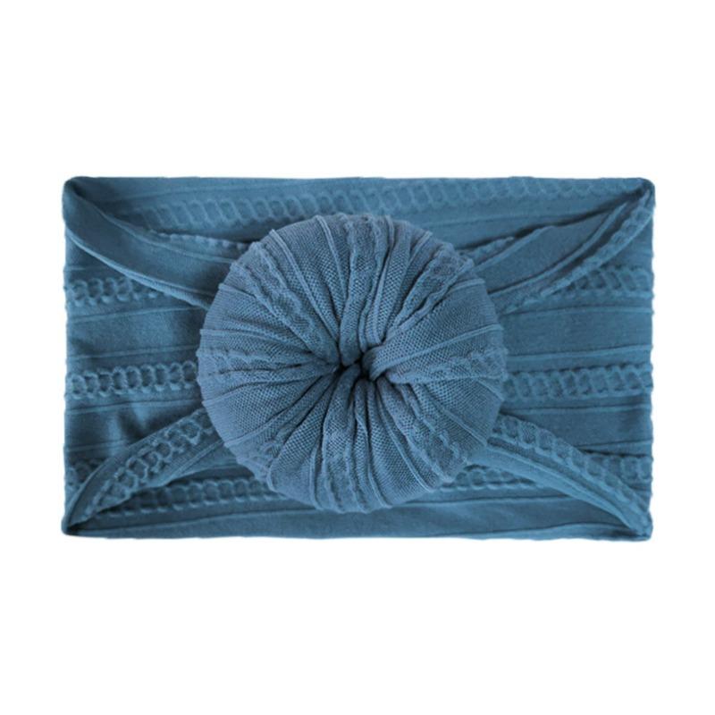 Infant and Toddler Nylon Jacquard Headband Headgear Soft Donut Nylon Stockings Children's Headband Hair Accessories