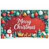 Merry Christmas Banner Golden Bell Xmas Backdrop Winter Display Snowflake Decor Christmas Background For Indoor Decoration Home
