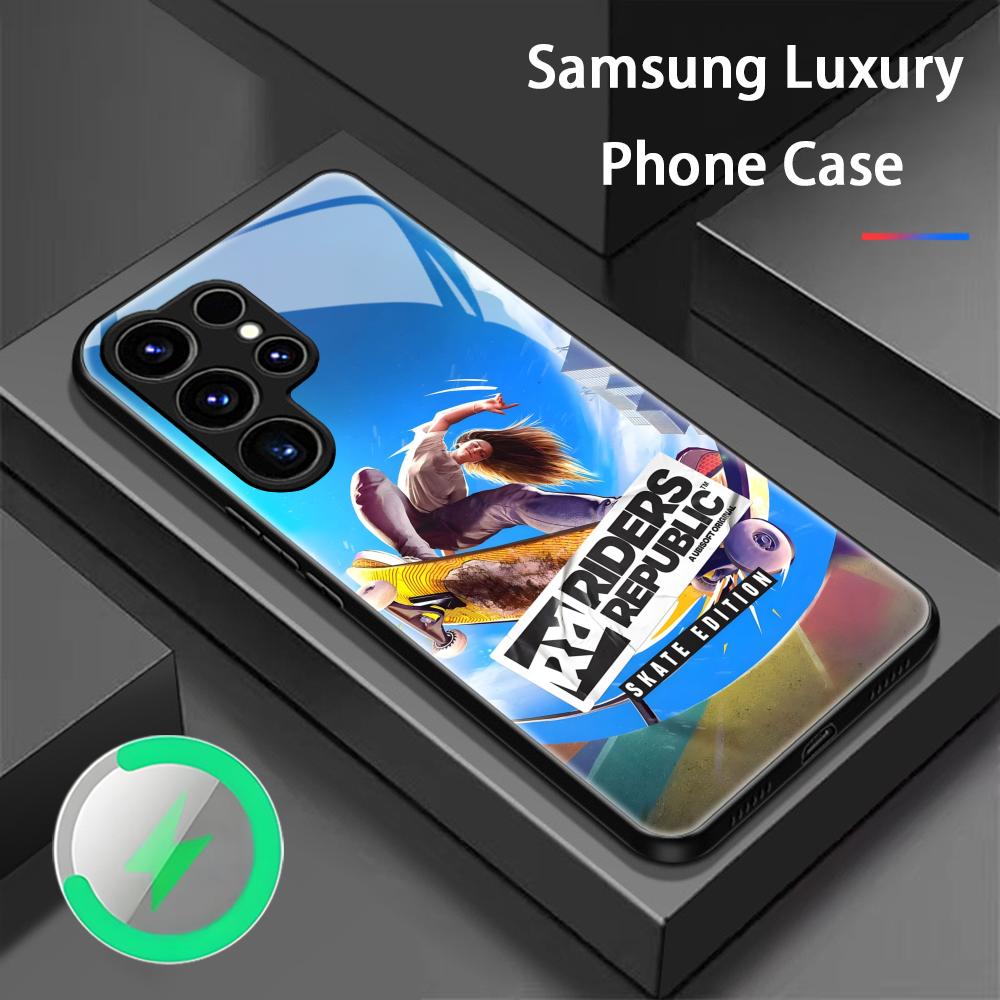 hot game R-Riders R-Republic Phone Case For Samsung S26 S25 S24 S23 S22 S21 Plus Ultra Note20 Glass Magnetic Case