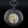 Vintage Mechanical Pocket Watch Men's Women's Hollow Out Floral Gear Motifs Pendant Clock Roman Numerals Pocket Watches Relógio