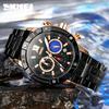 /Multifunctional six-hand stopwatch chronograph men's watch fashion business with moon phase men's quartz watch