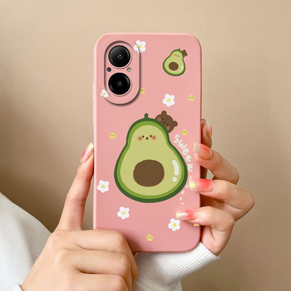 Phone Case For Realme C67 Multiple Patterns Soft Liquid Silicone Full Protection Anti Choc Cover For Realme C 67 Fundas Coque
