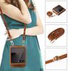 Leder Crossbody Tasche für Samsung Galaxy Z Flip 7/6/5/4 5G - Flip Phone Hülle für Damen