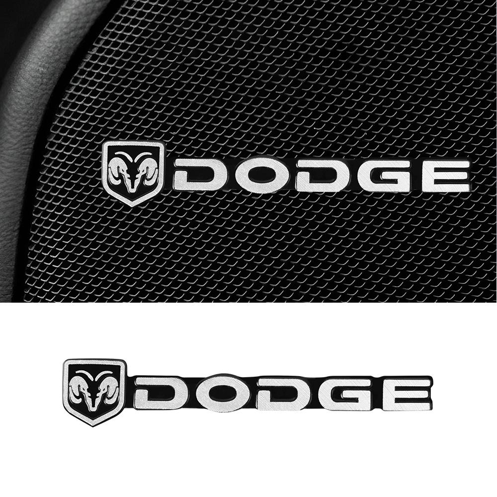 2/4Pcs Car Interior Speaker Audio Sticker Auto Decals Decoration For Dodge Durango Caliber Viper Magnum Ram Caravan Charger Neon T888