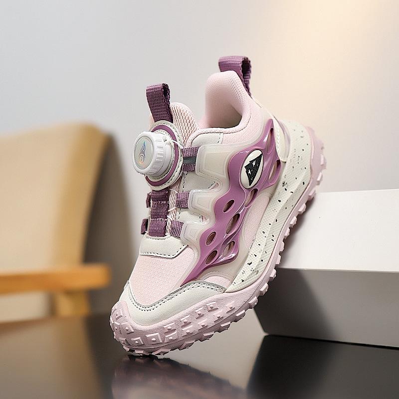 Boys' Lightweight Shock-Absorbing Running Shoes with Rotating Buckle for Autumn/Winter