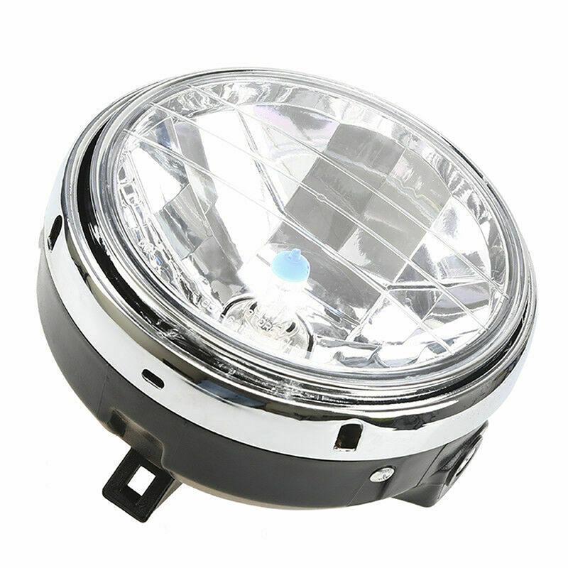 Universal 12V Motorcycle Headlight H4 Halogen Hernia Lamp For Cb400 Cb500 Cb900