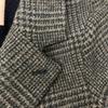 Pallas Palace Gray x Black Wool Blend Glen Check Chester Coat coat 2 Gray / navyUsed