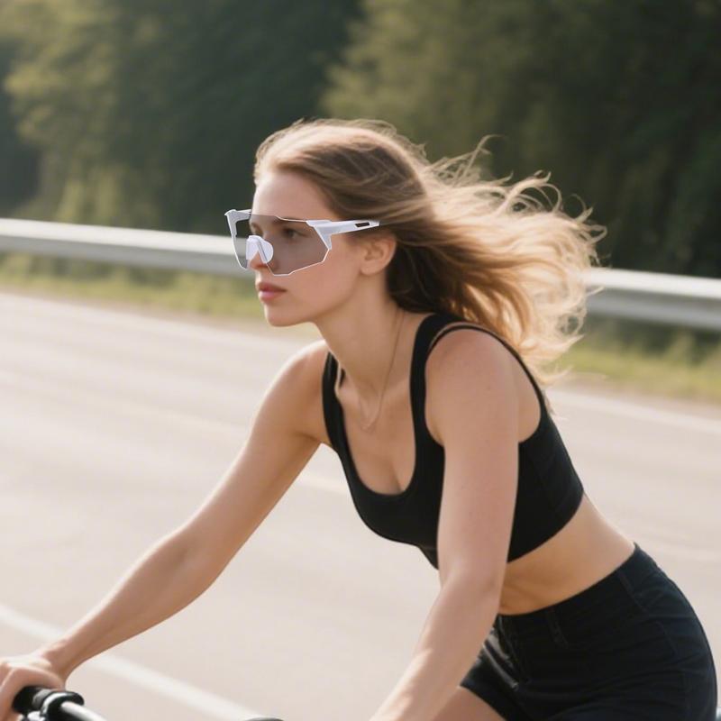 Photochromic UV400 Protection Clear Sports Sunglasses For Men And Women Outdoor MTBs Road Bicycle Cycling Glasses