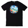 T-Shirt Sommer am Strand Motiv BaumwolleWird in neuem Fenster oder Tab geöffnet