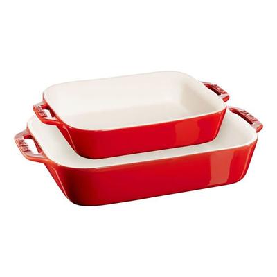 Oven Dish - STAUB - 405086270 - Ceramic - Red - 2.4 Liters