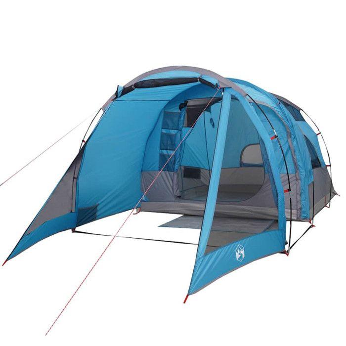 VidaXL Tunnel Camping Tent 4 Person Blue Waterproof, Tent, Camping Shelter, Garden Shelter, Garden Tent, Shelter 94744