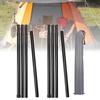 2X Tent Poles for Tarps Poles Structure for Tarpaulins Supports Stands Tarp 200Cm