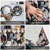 Demon Slayer grindų durų vonios virtuvės kilimėliai neslystantis vidaus Kimetsu no Yaiba durų kilimėlis garažo įėjimo kilimas kilimėlis pėdai