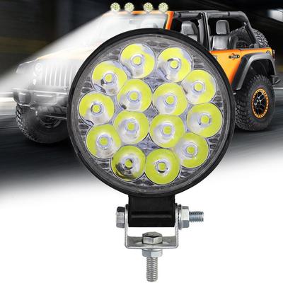 1Pcs LED Green Work Lights Waterproof 48W Spotlight Off Road Headlights 12V 24V 6000K Led Work Light For Tractor ATV UTV Tr A4C0