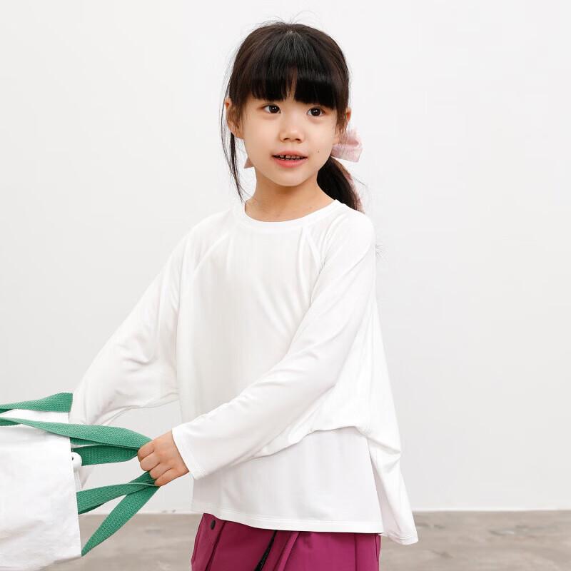 Kids Bamboo Shade Sun Protection Raglan Batwing Sleeve Top 150cm