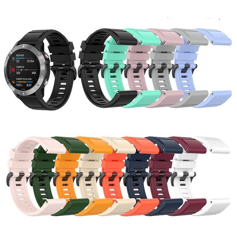 Silikonarmband Für Garmin Fenix 6 6S 6X 5X 5 5S 3 3HR Forerunner 935 945 Schnellverschluss-Silikonarmband für 26mm 22mm 20mm Armband