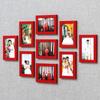 7-Zoll Minimalistisches Modernes Neun-Gitter Wand-Fotorahmen-Set – Stanzfreie Wohnzimmerdekoration