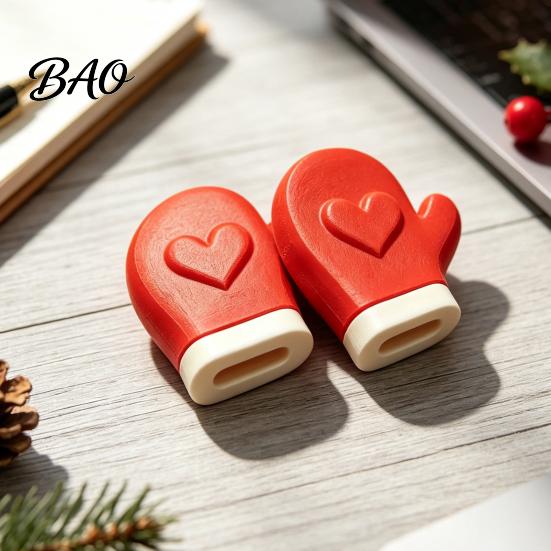 Indoor Christmas Decoration Supplies Theme Ornaments, Santa Hats/Boots/Gloves Decorative PLA Figures, 3D Printed Holiday Crafts for Home Showcase
