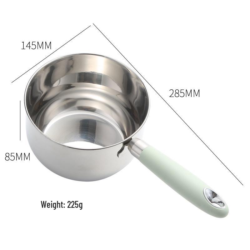 

Stainless Steel Kitchen Ladle with Long Handle - Flat Bottom Large Water and Soup Scoop Default Model