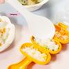 M-2 Stück/Set Kinder DIY Reisbällchen-Shaker-Set Mittagessen-Hersteller Onigiri-Form Sushi Bento-Form Küchen-Sushi-Werkzeuge Zubehör