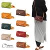Shoulder wallet PLUMP Himeji CAMEL [Chum] bag, pouch, POCHETTE, leather, ANCLE, CMHM-010,