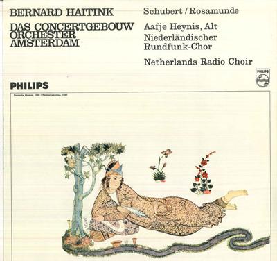 LP Record BERNARD HAITINK, CONCERTGEBOUW ORCH - Schubert Incidental Music To Rosamu SAL3534 PHILIPS 1965 UK Classical Used