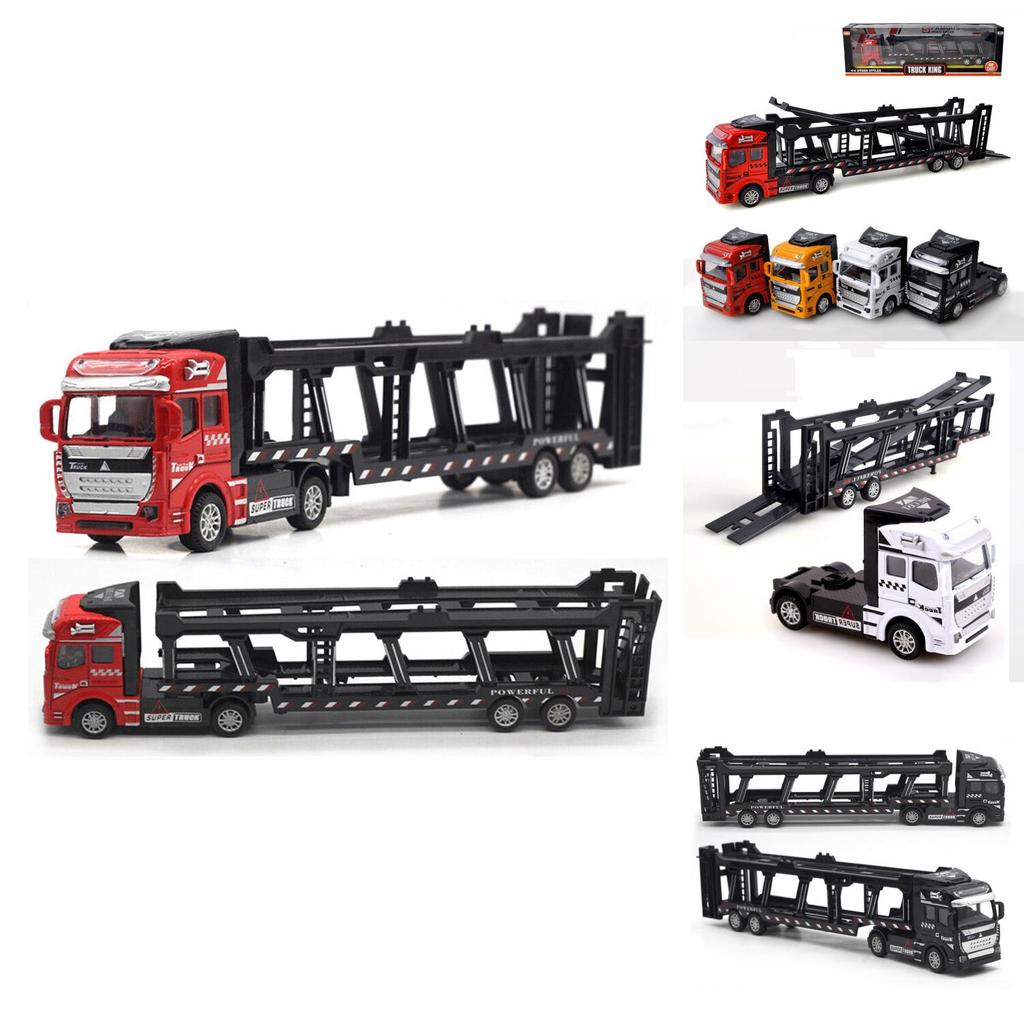 Premium 148 Truck Tractor Trailer Alloy Diecast Model For Kids And Collectors